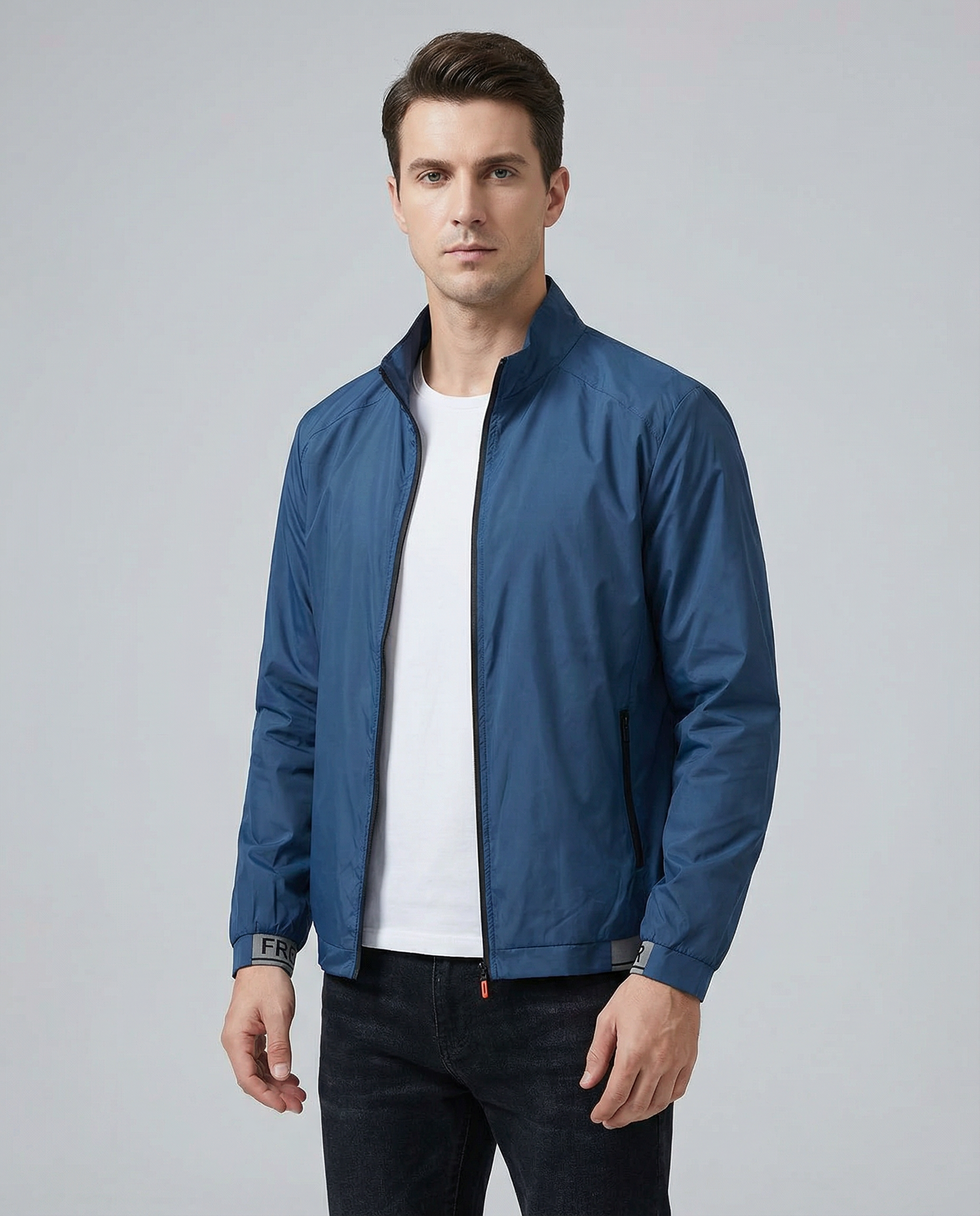 Men's Casual Bomber Jacket – Lightweight Slim Fit for Stylish Street Looks