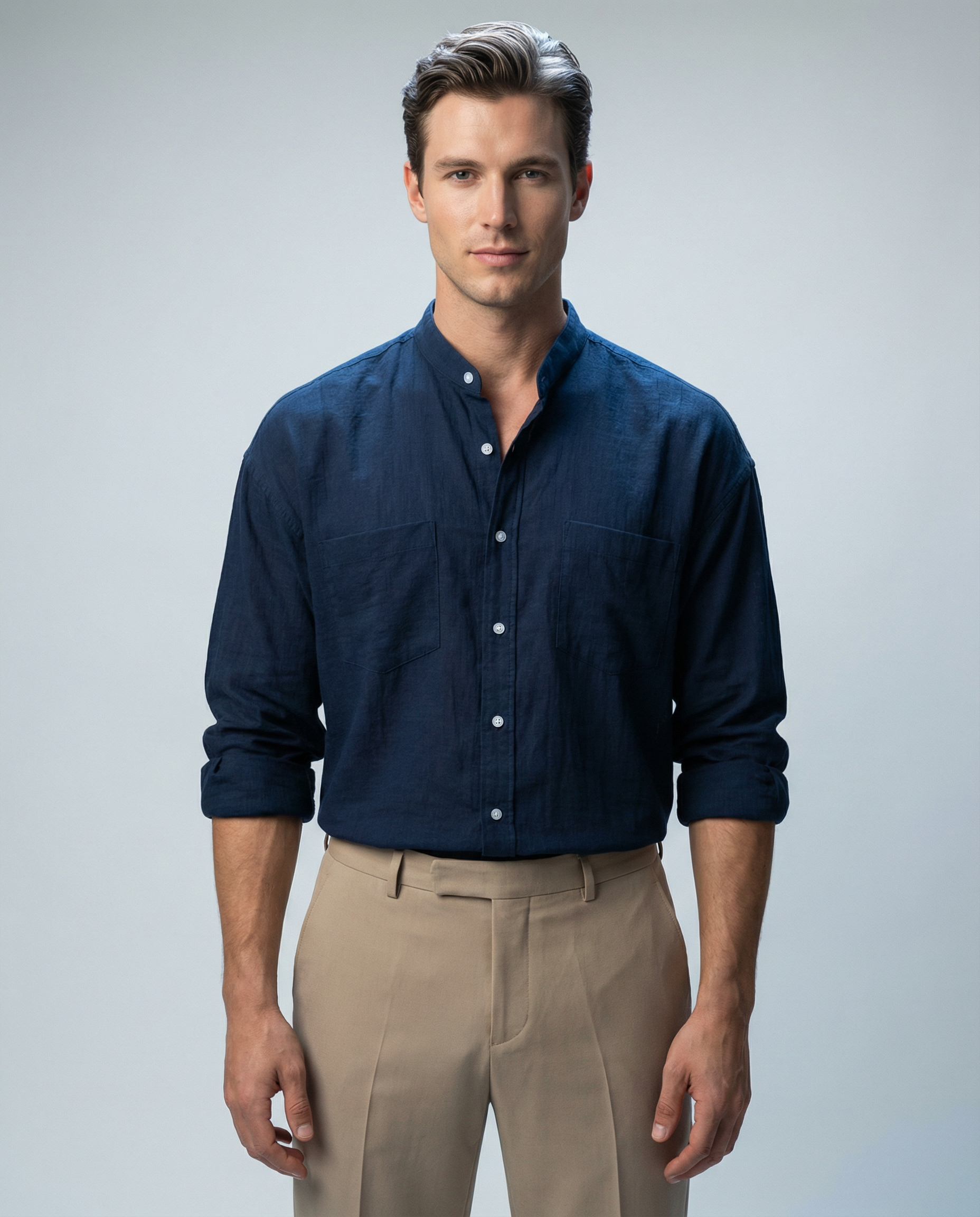 Men's Linen Shirt – Relaxed Fit for Comfortable Summer Outings