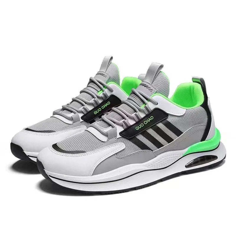 Active Men's Running Shoes – Breathable Mesh for Comfortable Outdoor Jogging — close-up