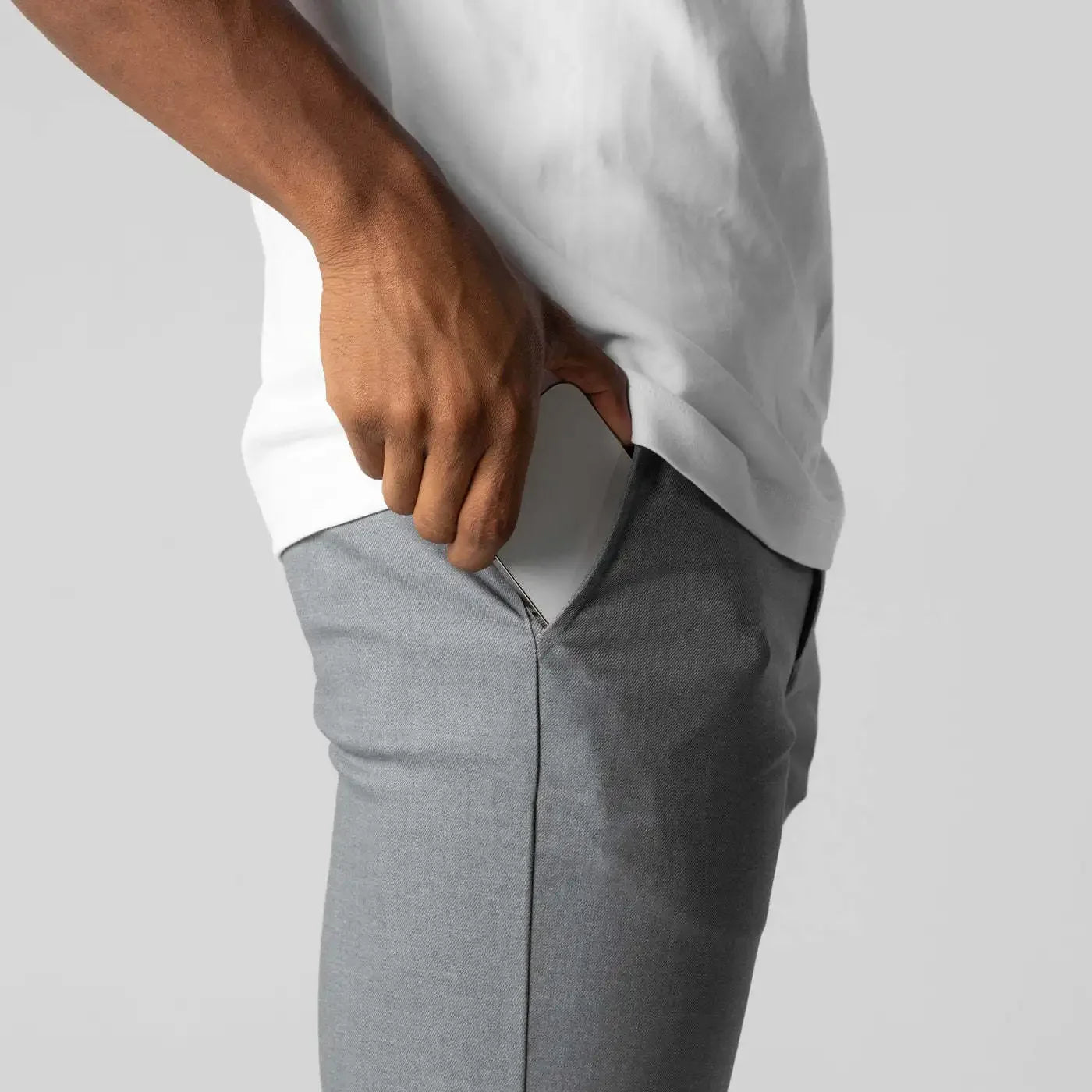 Active Slim Fit Chino Pants – Comfortable Stretch for Casual Outings — alternative angle