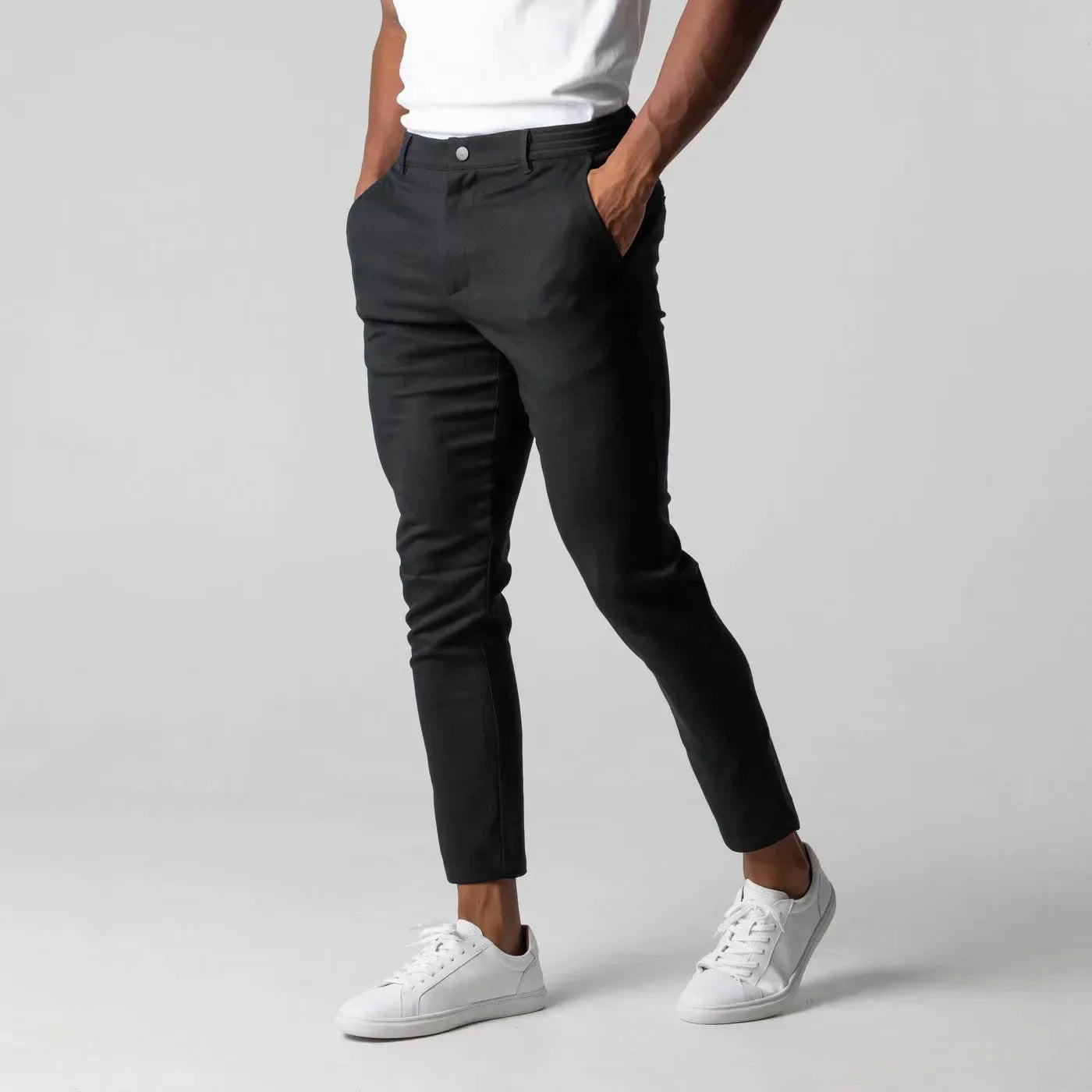 Active Slim Fit Chino Pants – Comfortable Stretch for Casual Outings — fit overview