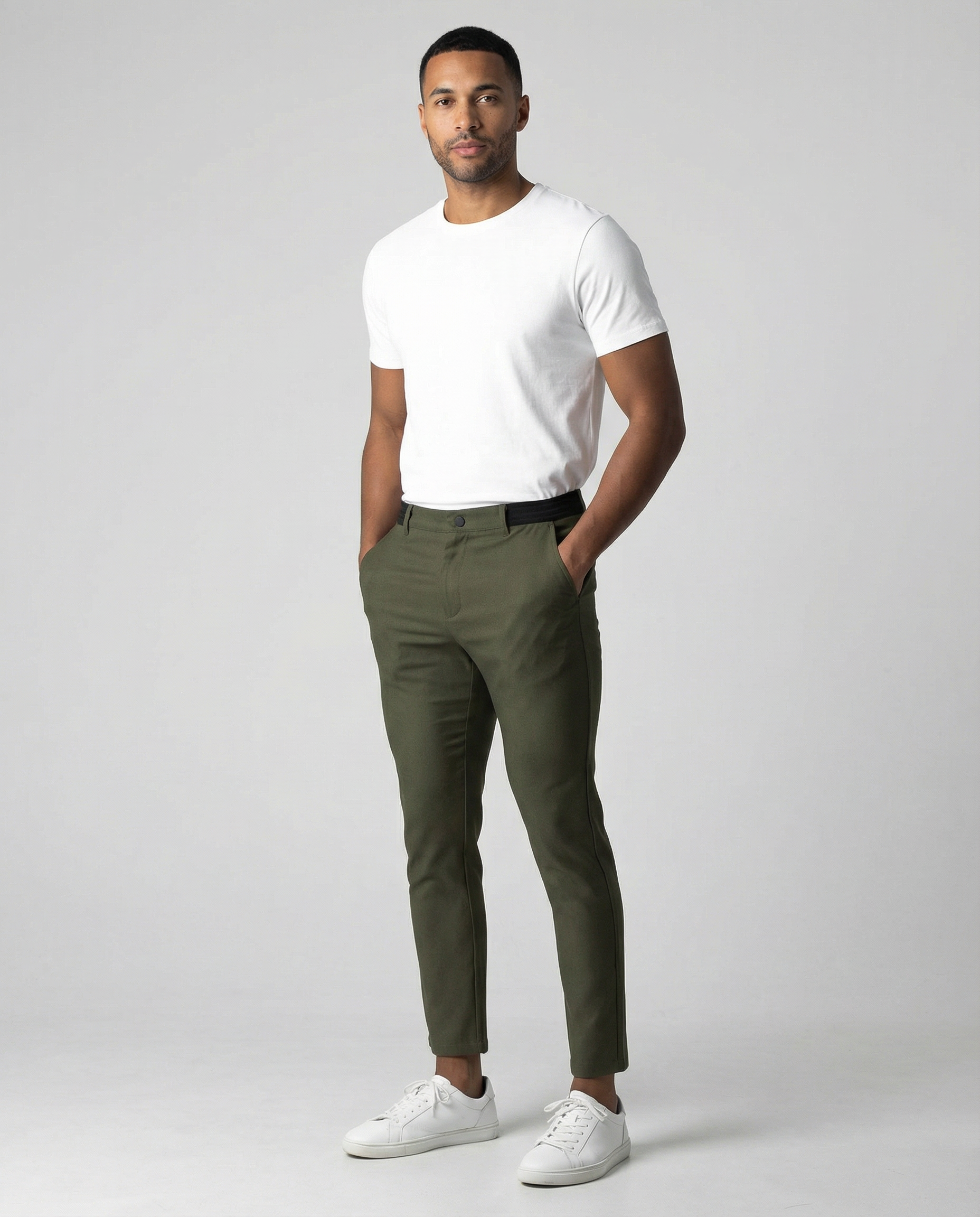 Active Slim Fit Chino Pants – Comfortable Stretch for Casual Outings