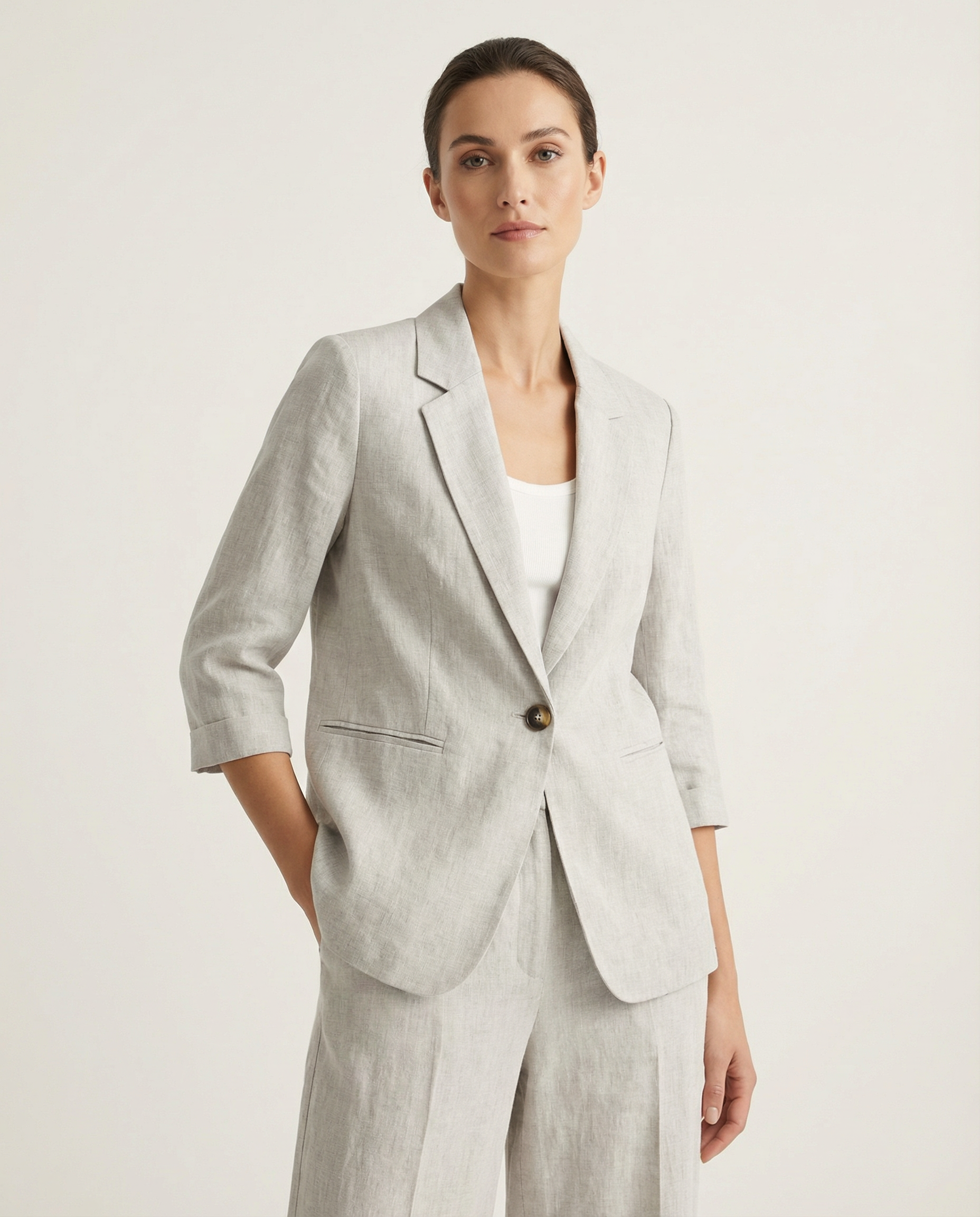 Blazer – Lightweight Cotton Linen for Casual Elegance