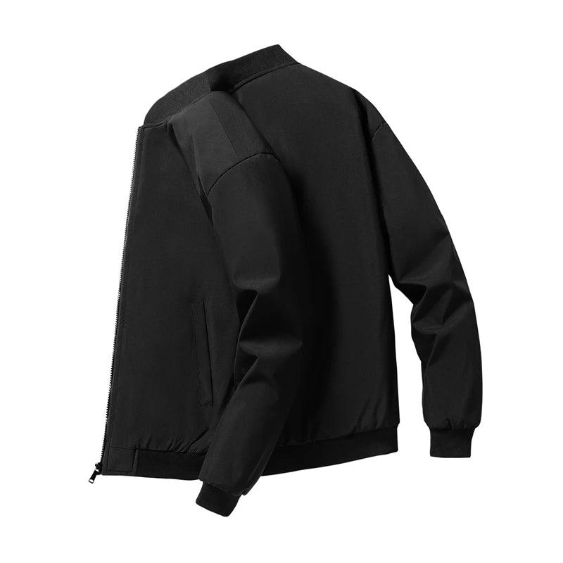 Bomber Jacket Men's Casual Outerwear – Stylish Layer for Every Season — close-up