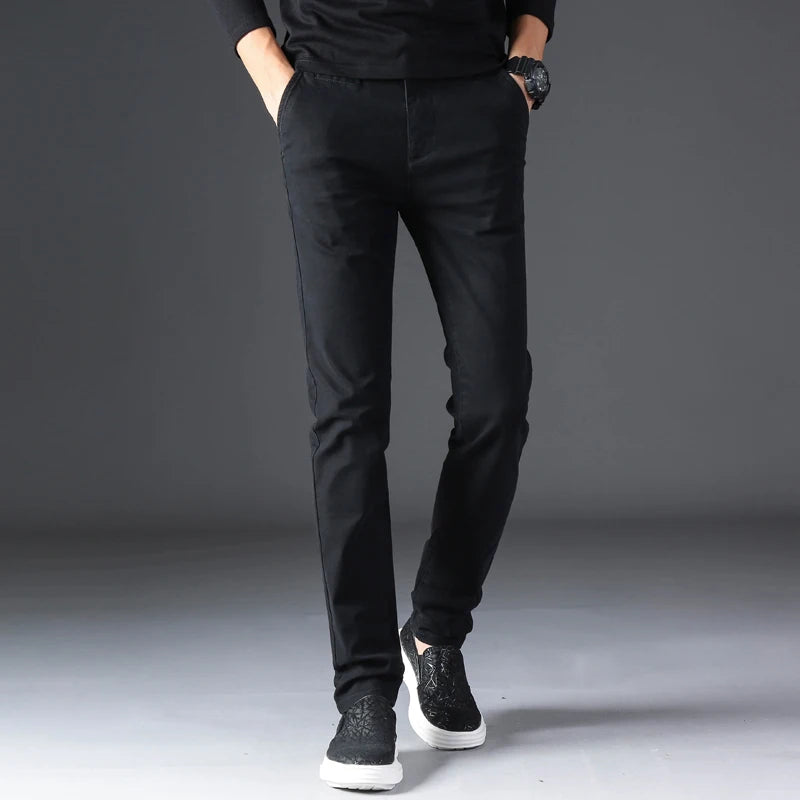Casual Chinos – Slim Fit Cotton Trousers for Men, Perfect for Casual and Semi-Formal Occasions — close-up