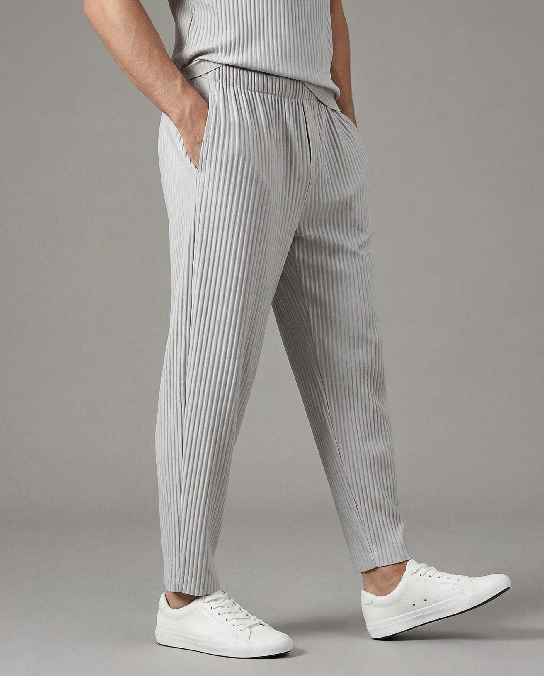 Casual Pants – Loose Fit Ice Silk for Comfortable Summer Wear — detail view