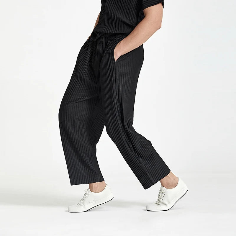 Casual Pants – Loose Fit Ice Silk for Comfortable Summer Wear — styling detail