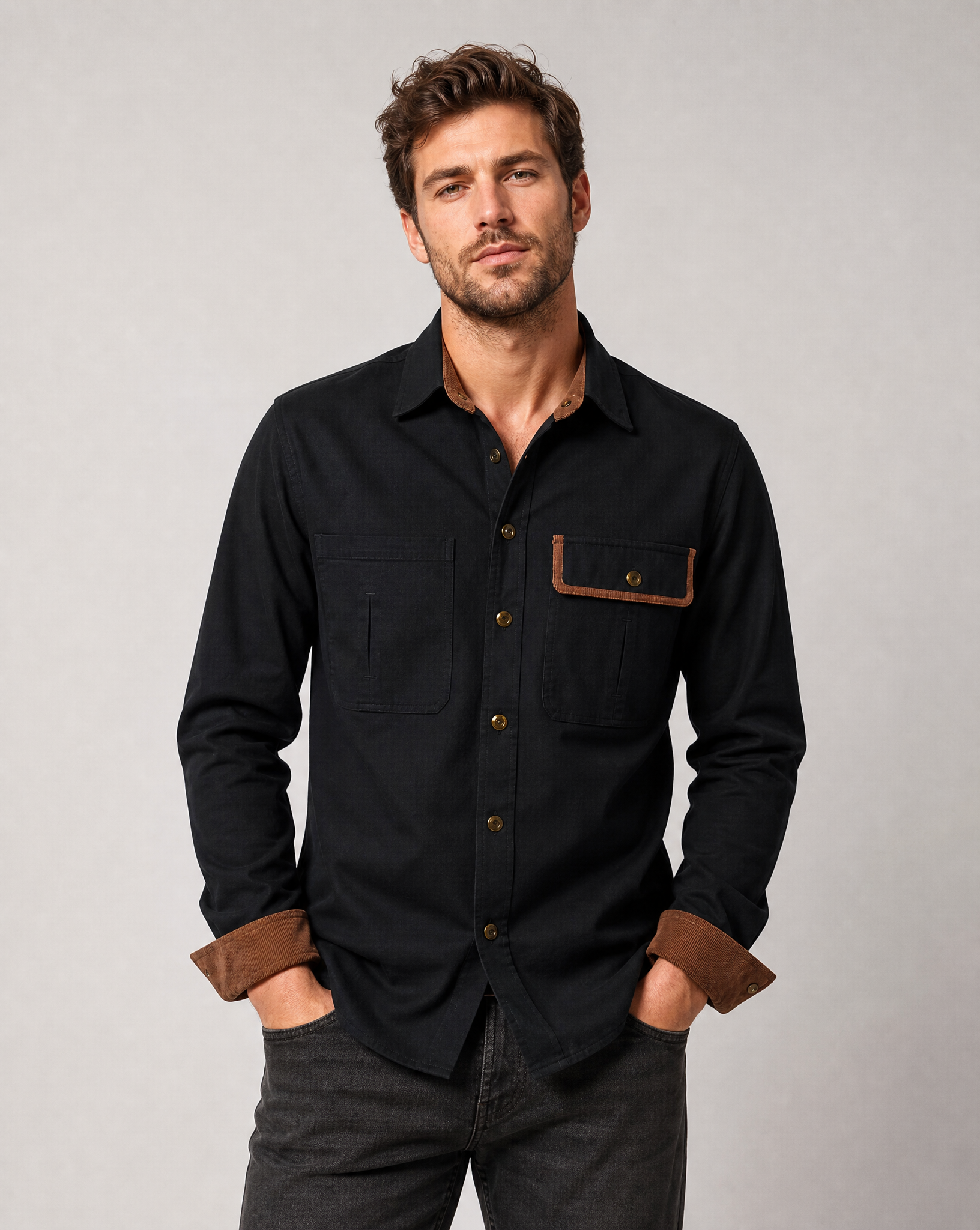 Casual Trendy Long Sleeve Shirt for Men