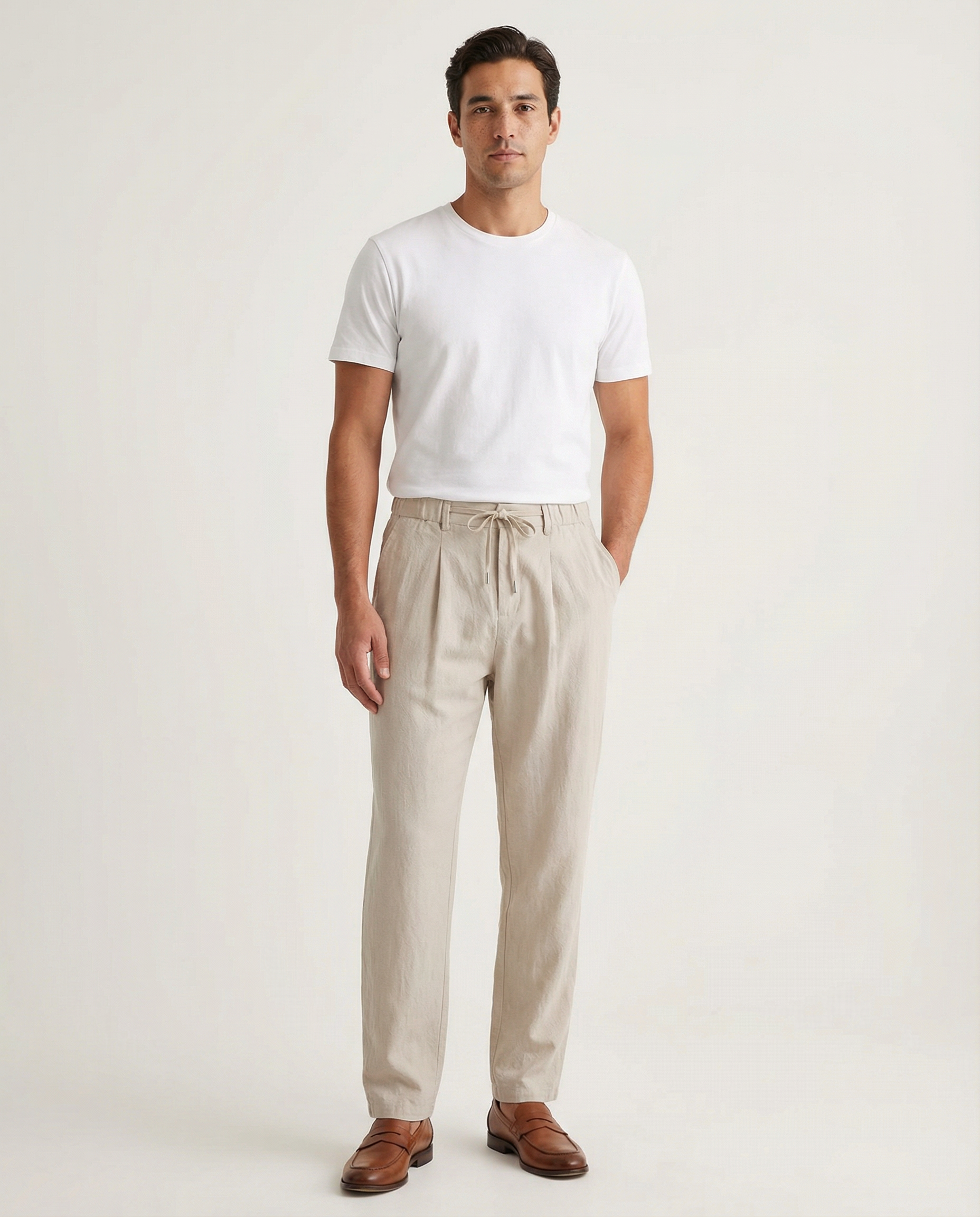 Casual Trousers – Lightweight Breathable Linen Pants
