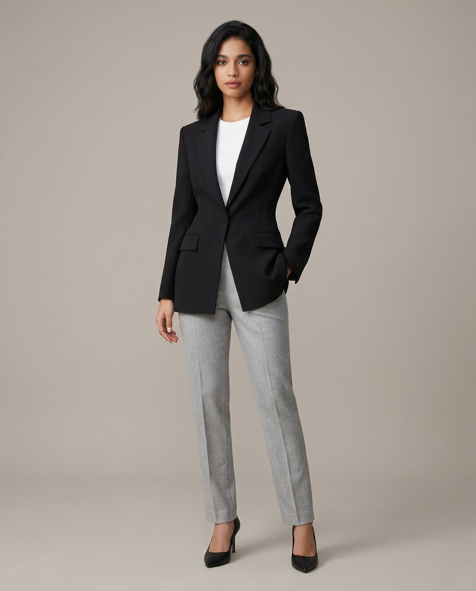 Chic Satin Jacket – Elegant Two-Color Design for Autumn Layering