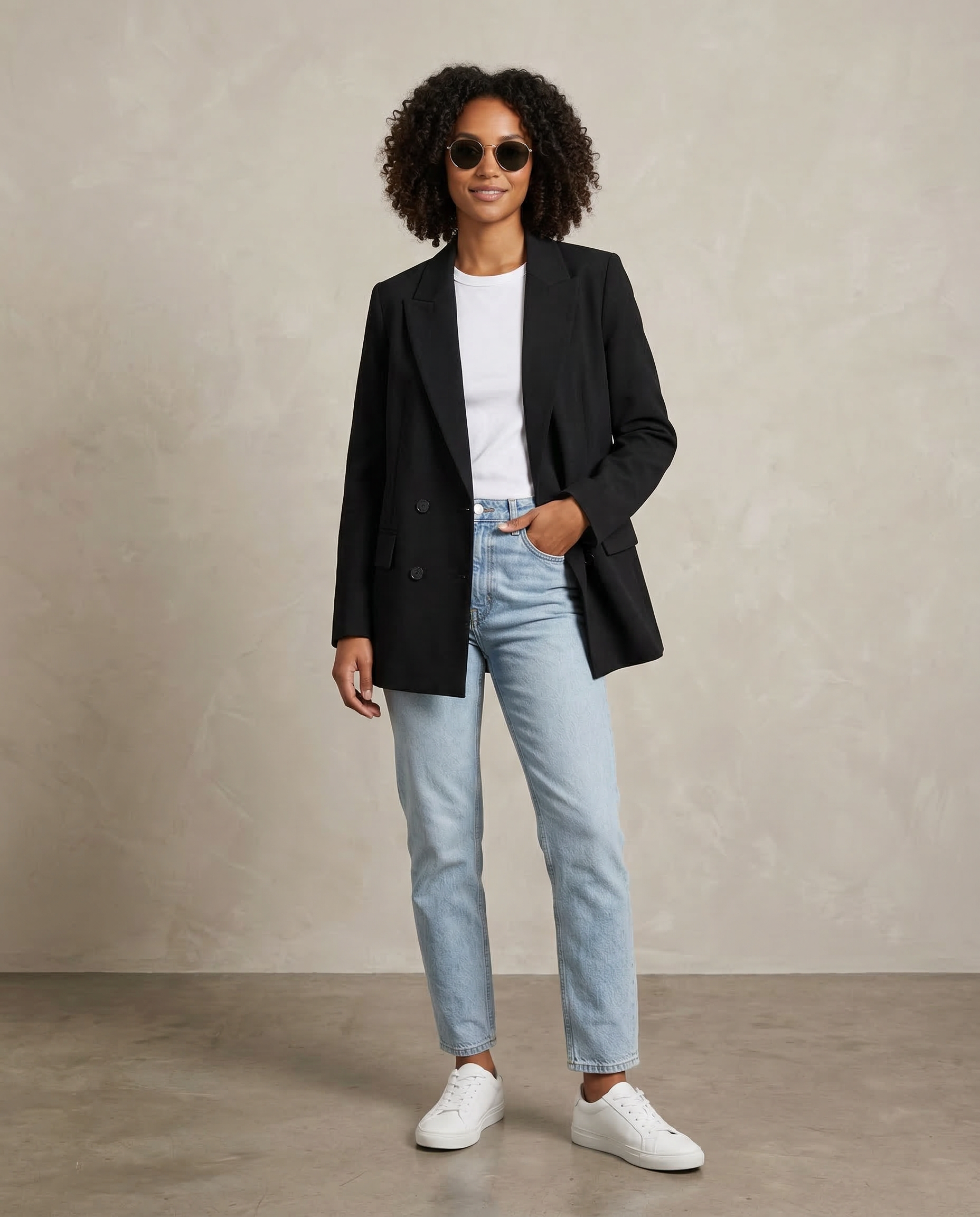 Classic Blazer – Elegant Tailored Design for Effortless Style — back view
