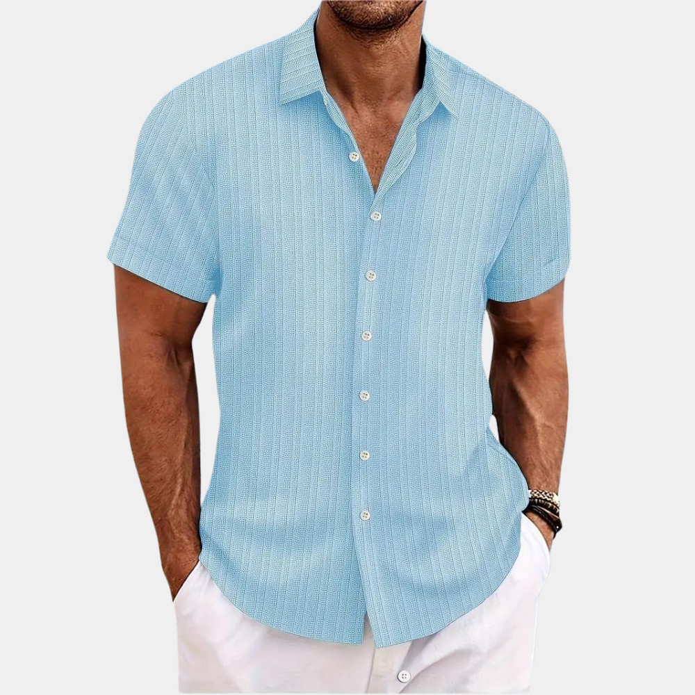 Comfortable Classic Casual Shirt for Men — back view
