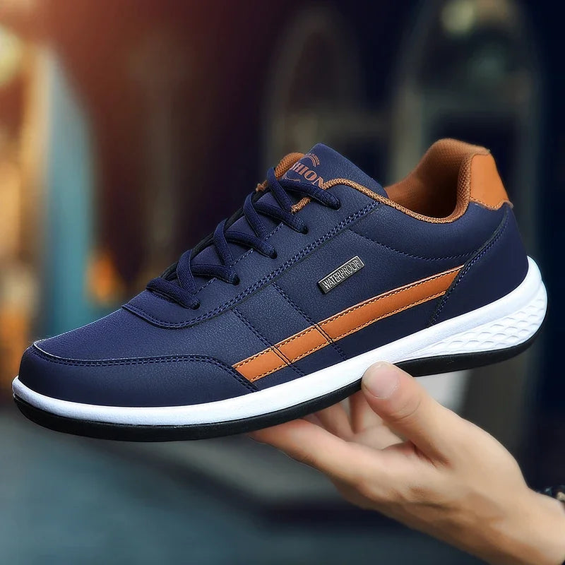 Italian Casual Sneakers – Breathable Non-Slip Footwear for Everyday Comfort — back view