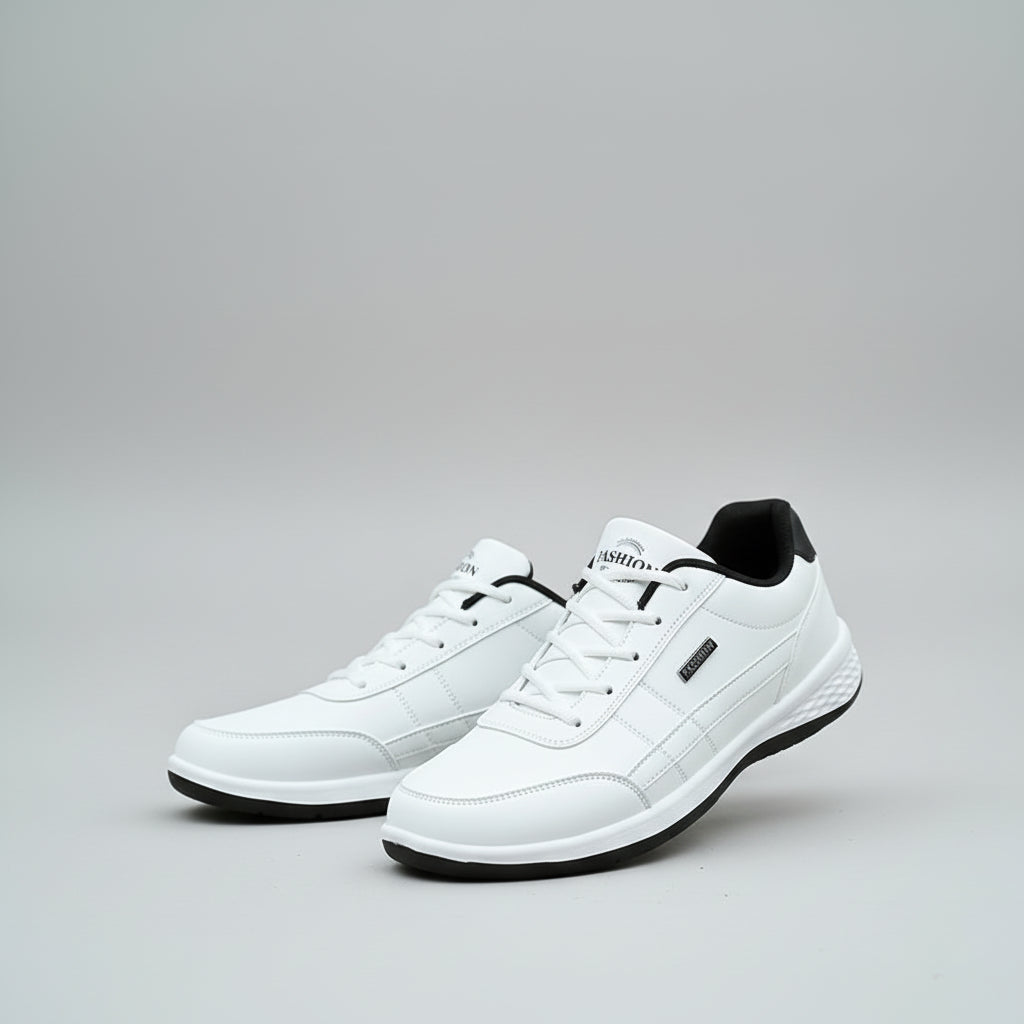 Italian Casual Sneakers – Breathable Non-Slip Footwear for Everyday Comfort — fabric detail