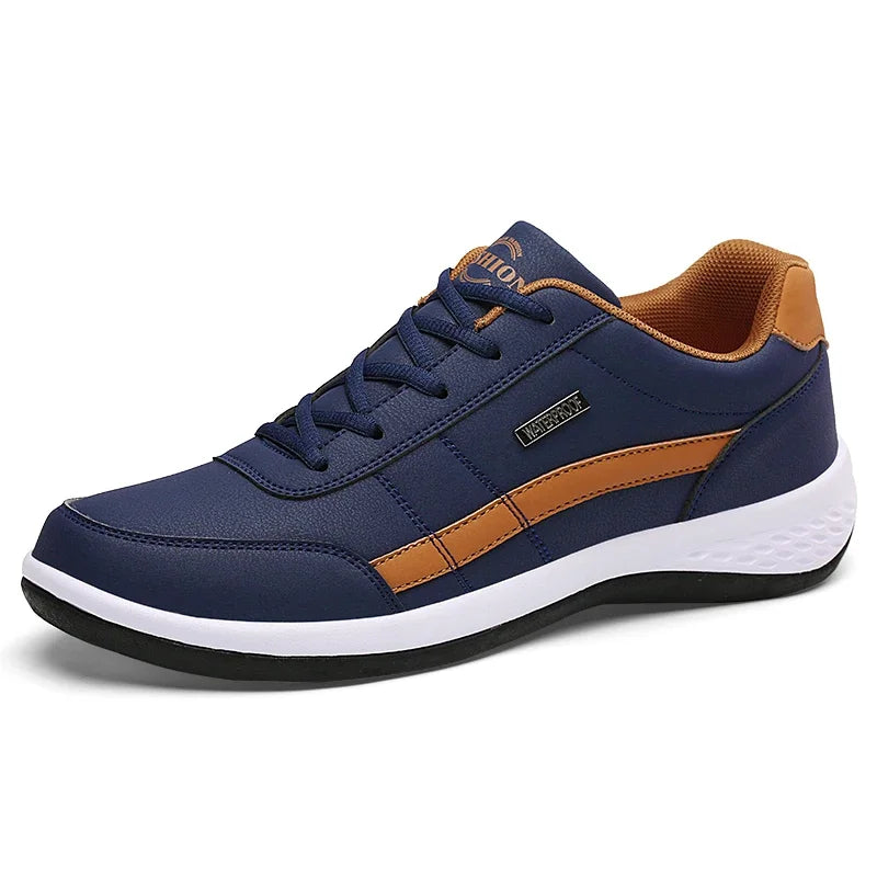 Italian Casual Sneakers – Breathable Non-Slip Footwear for Everyday Comfort — model wearing