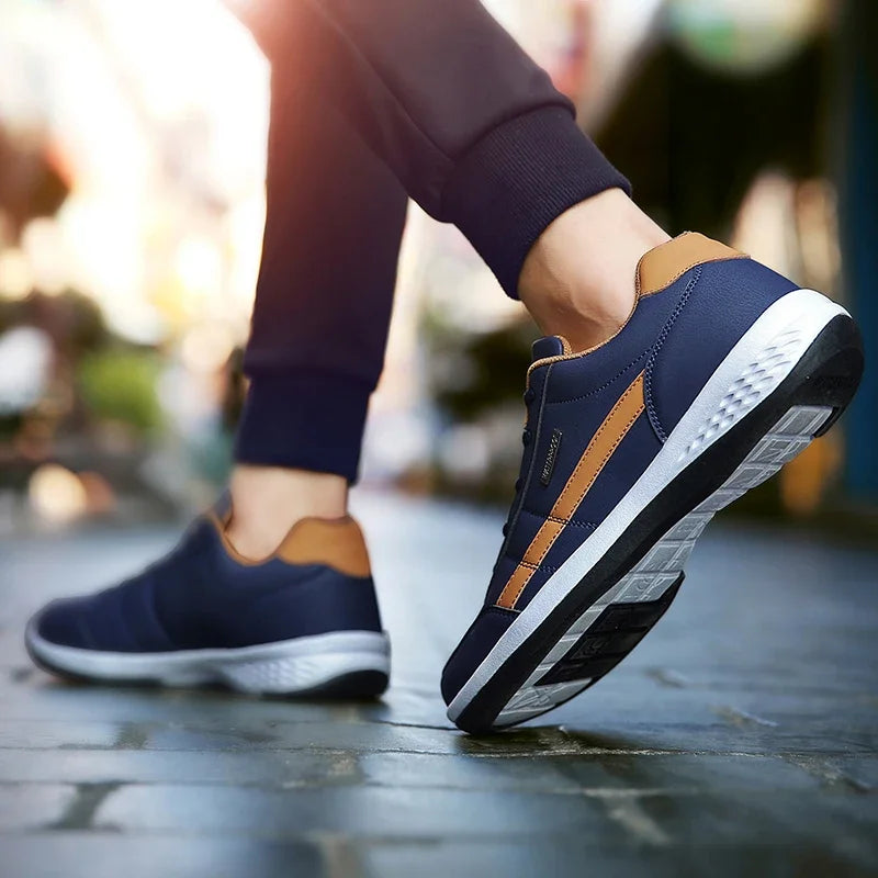 Italian Casual Sneakers – Breathable Non-Slip Footwear for Everyday Comfort — side view