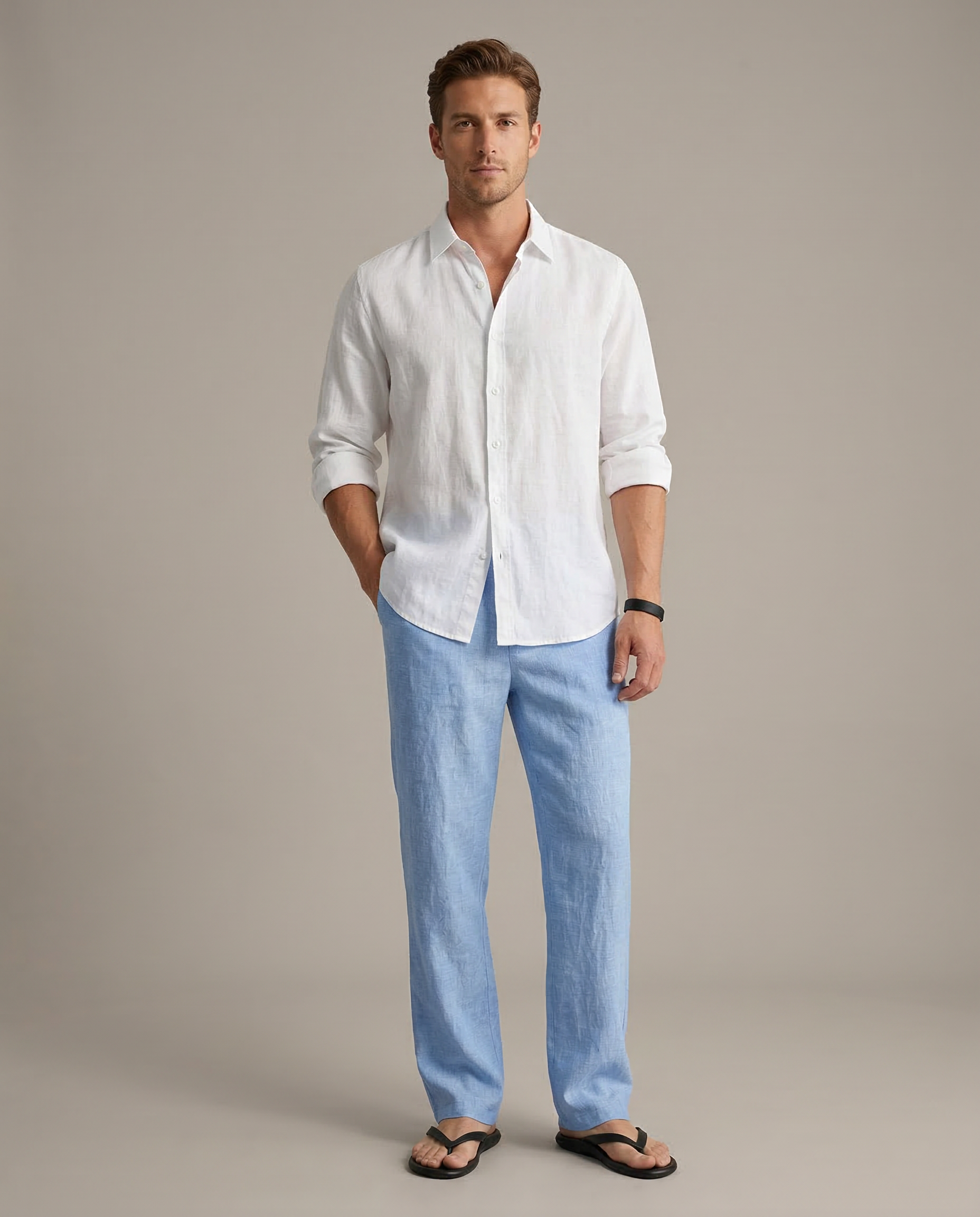 Jogger Pants – Breathable Casual Streetwear for Men — back view