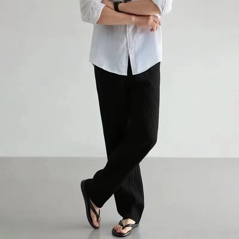 Jogger Pants – Breathable Casual Streetwear for Men — fabric detail