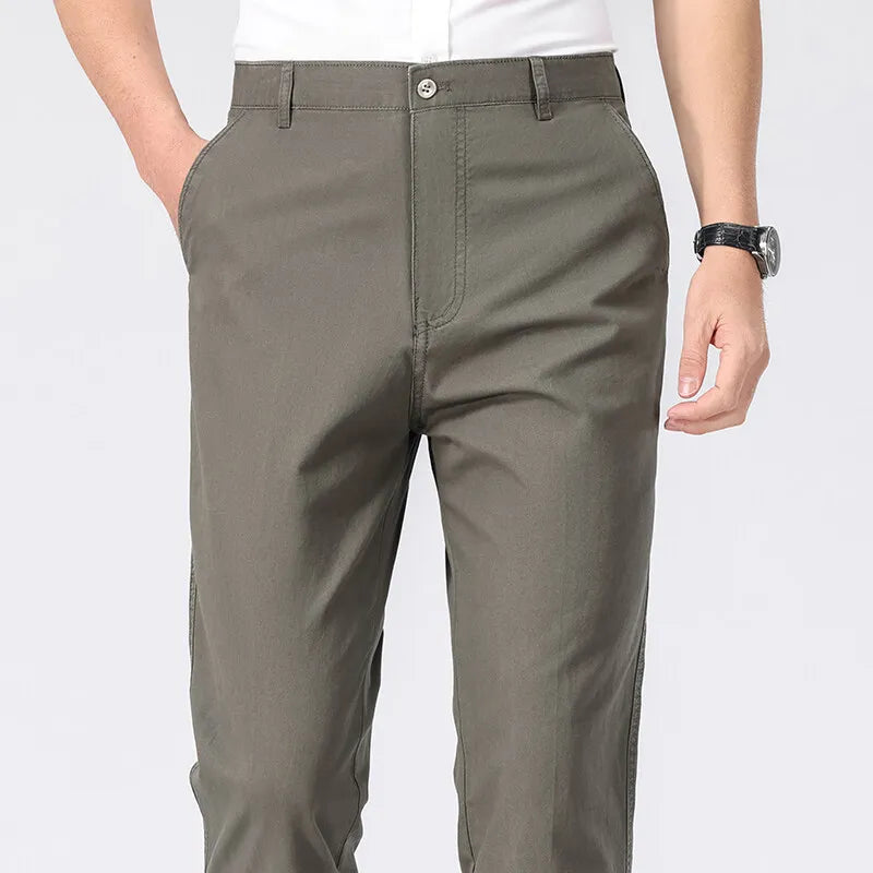 Khaki Pants – Lightweight Casual Trousers for All Seasons — alternative angle