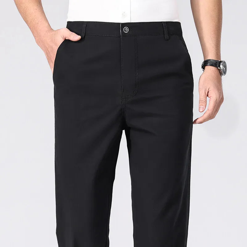 Khaki Pants – Lightweight Casual Trousers for All Seasons — close-up
