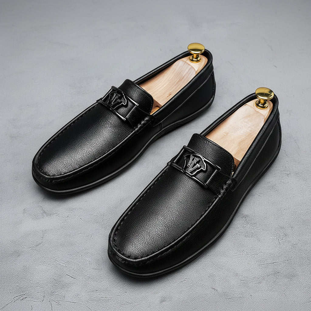 Leisure Walk Loafers – Lightweight Casual Slip-On Shoes for Everyday Comfort — close-up