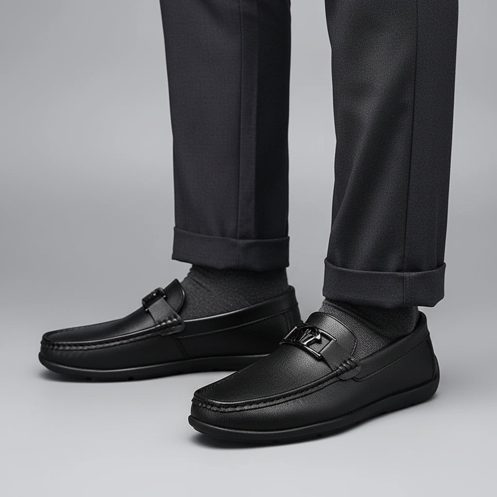 Leisure Walk Loafers – Lightweight Casual Slip-On Shoes for Everyday Comfort — side view