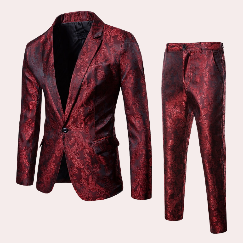 Lightweight Slim Fit Tailored Suit for Men — alternative angle
