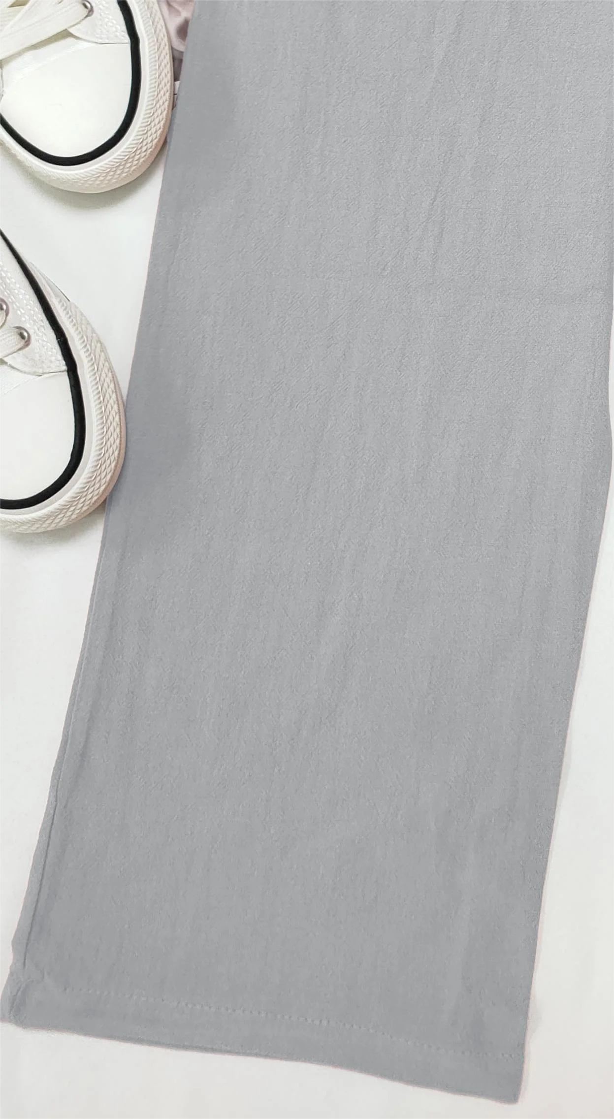 Linen Blend Cropped Pants – Breathable Casual Fit for Summer Outings — close-up