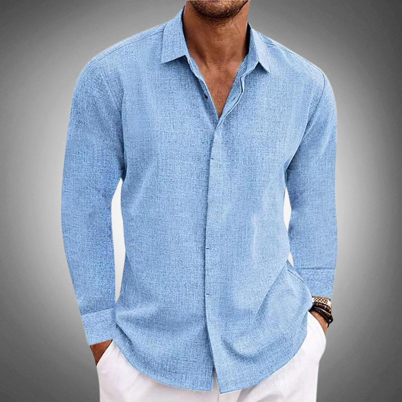 Long Sleeve Casual Classic Shirt - Stylish Cut