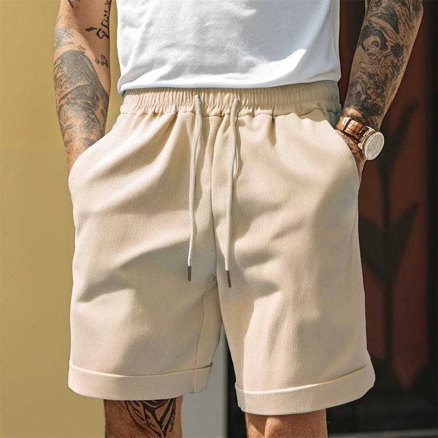 Men's Activewear Shorts – Lightweight Breathable Jogging Bottoms — detail view