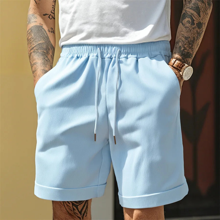 Men's Activewear Shorts – Lightweight Breathable Jogging Bottoms — side view