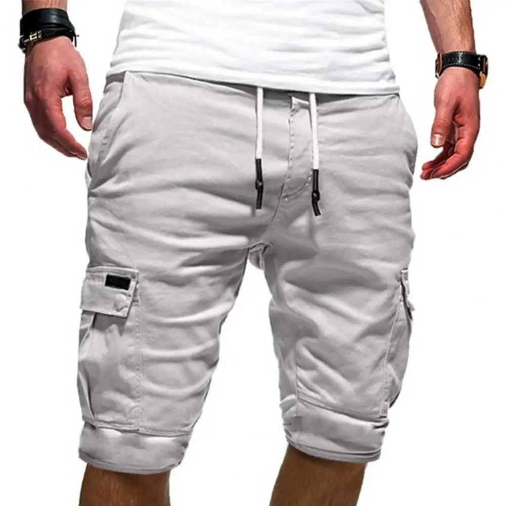 Men's Cargo Shorts – Comfortable Multi-Pocket Design for Active Lifestyle — close-up