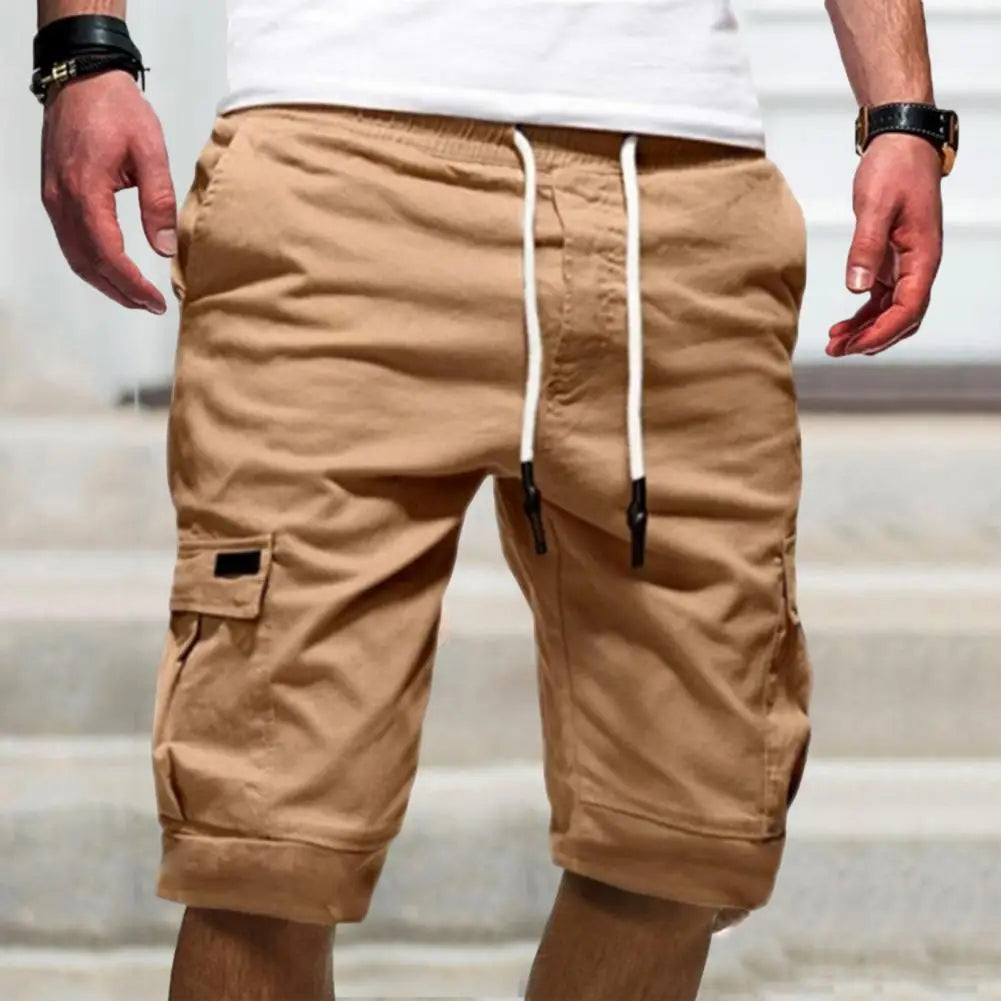 Men's Cargo Shorts – Comfortable Multi-Pocket Design for Active Lifestyle — detail view