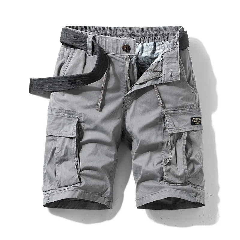 Men's Cargo Shorts – Multi-Pocket Design for Versatile Comfort — close-up