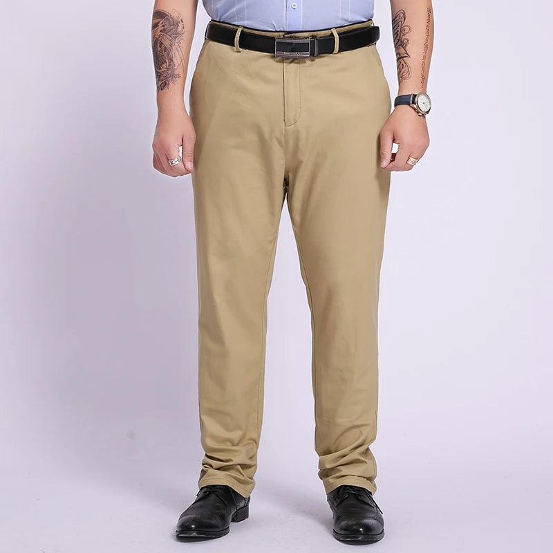 Men's Casual Chinos – Breathable Cotton Comfort for Everyday Wear — close-up