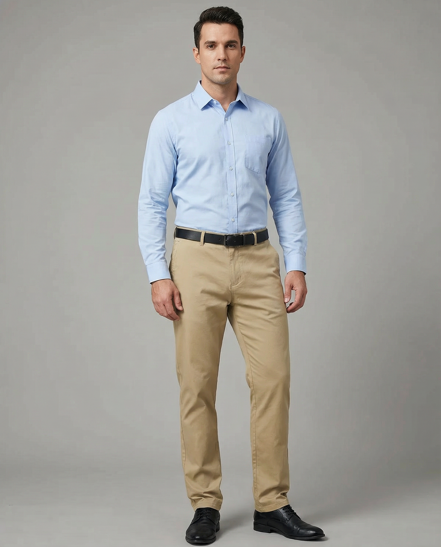 Men's Casual Chinos – Breathable Cotton Comfort for Everyday Wear — side view