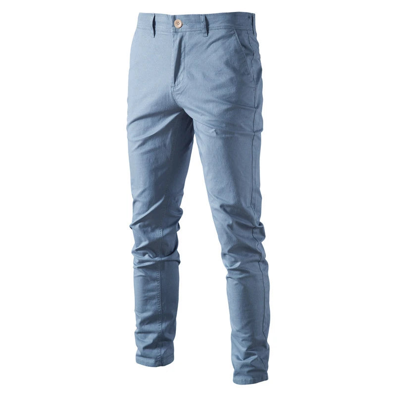 Men's Casual Chinos – Slim Fit Cotton Trousers for Versatile Everyday Wear — fit overview
