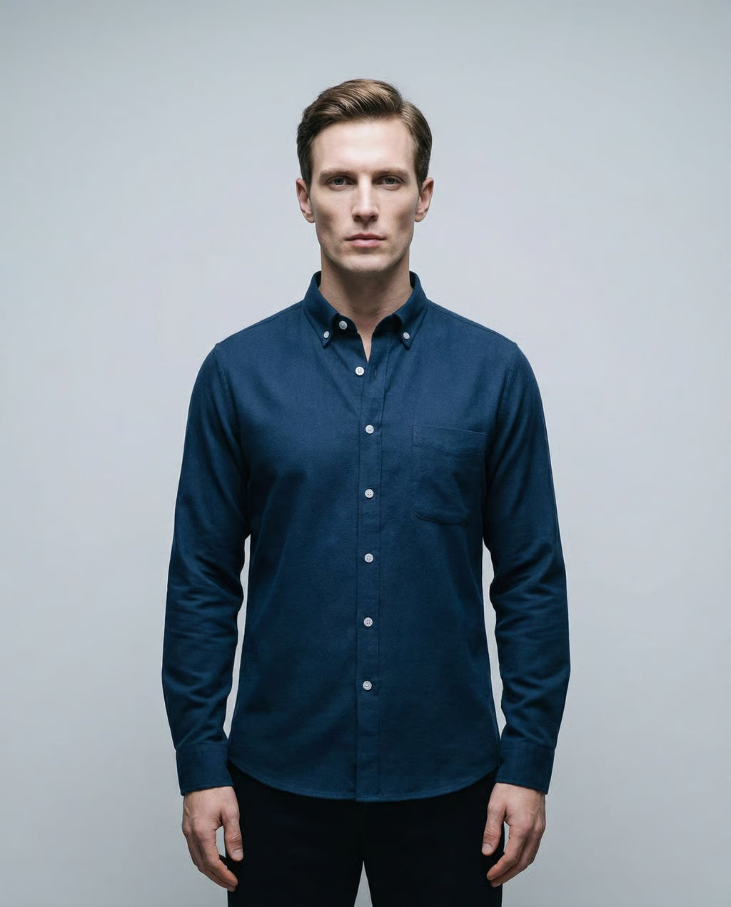 Men's Casual Oxford Shirt – Lightweight Long-Sleeved Essential For Versatile Styling