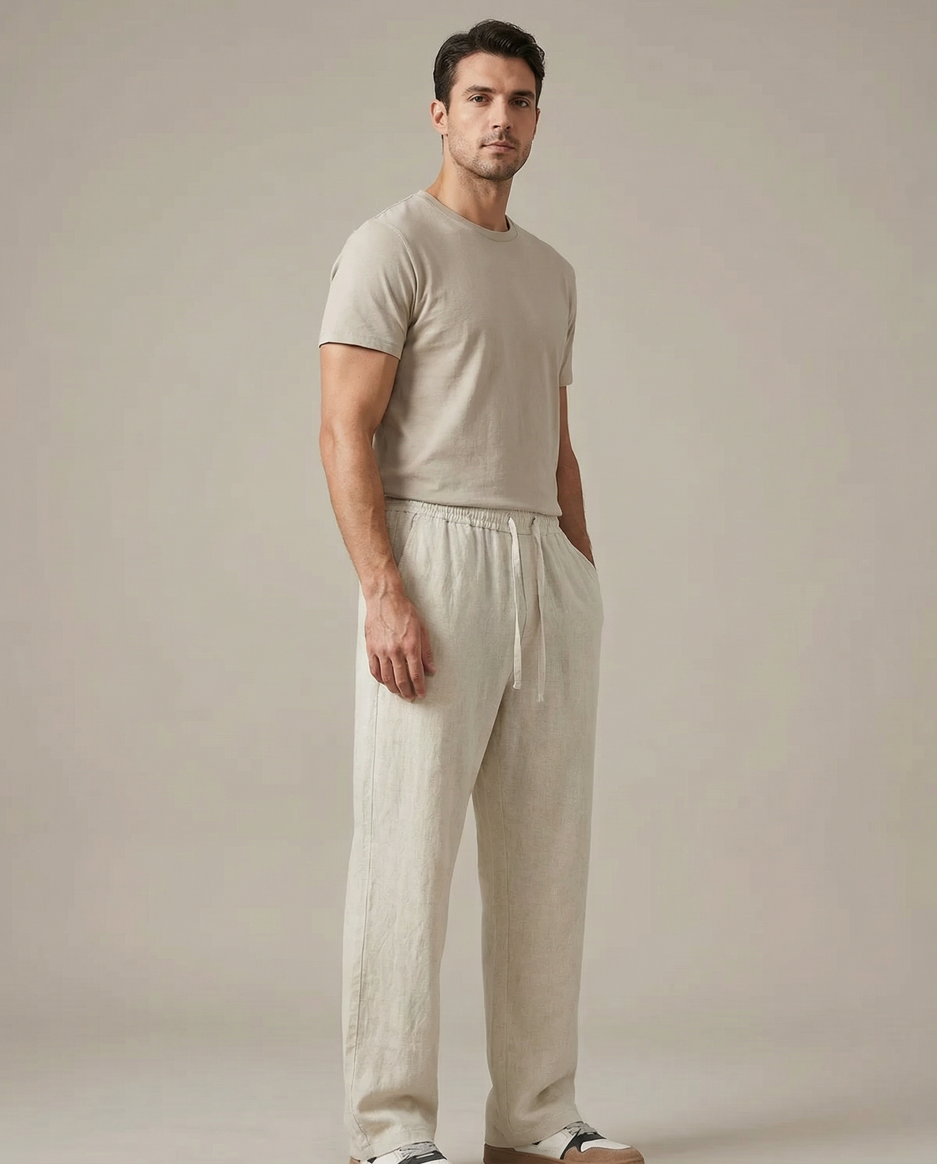 Men's Casual Pants – Breathable Wide Leg Joggers