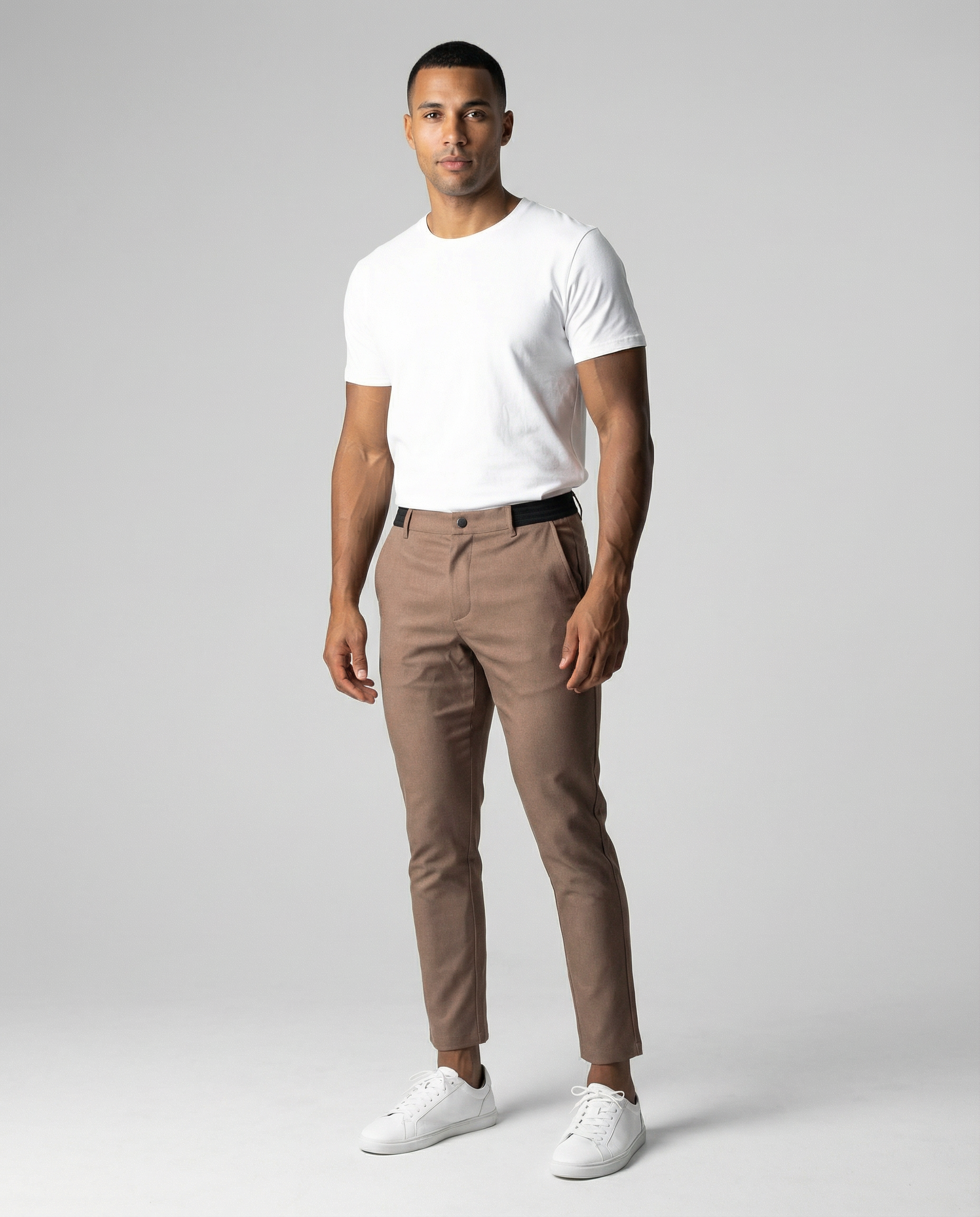 Men's Casual Pants – Slim Fit Solid Color Design for Versatile Everyday Style