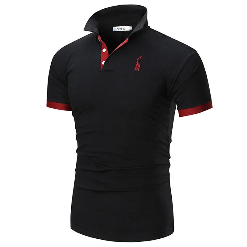 Men's Casual Polo Shirt – Lightweight Breathable Summer Essential — back view