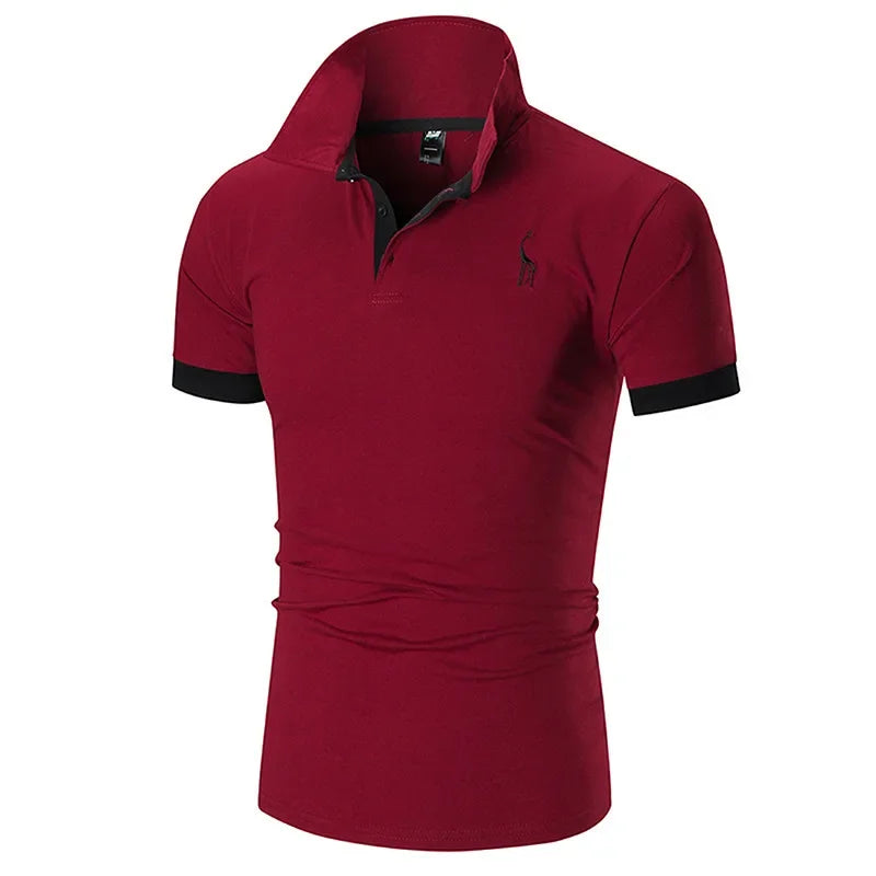Men's Casual Polo Shirt – Lightweight Breathable Summer Essential — detail view