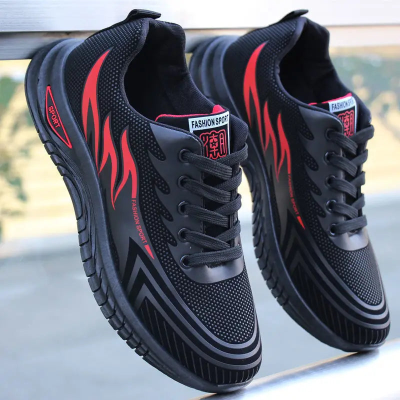 Men's Casual Sneakers – Breathable Antislip Trainers For Active Lifestyle — detail view