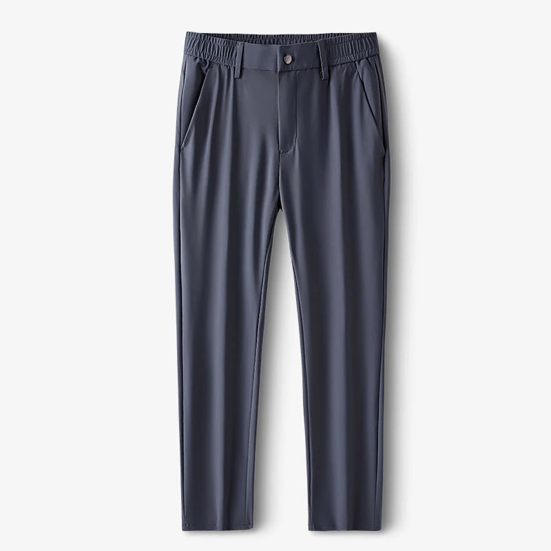 Men's Chino Pants – Lightweight Stretch Khaki for Summer Comfort — close-up