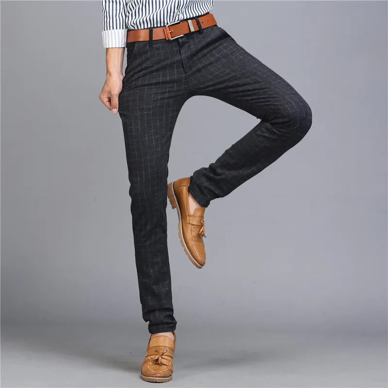 Men's Chino Pants – Slim Fit Chino Trousers for Casual or Office Wear — alternative angle