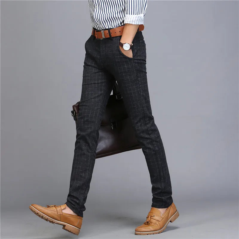Men's Chino Pants – Slim Fit Chino Trousers for Casual or Office Wear — fit overview