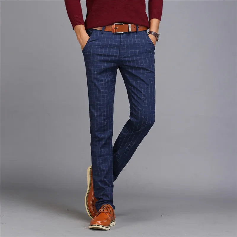 Men's Chino Pants – Slim Fit Chino Trousers for Casual or Office Wear — styling detail