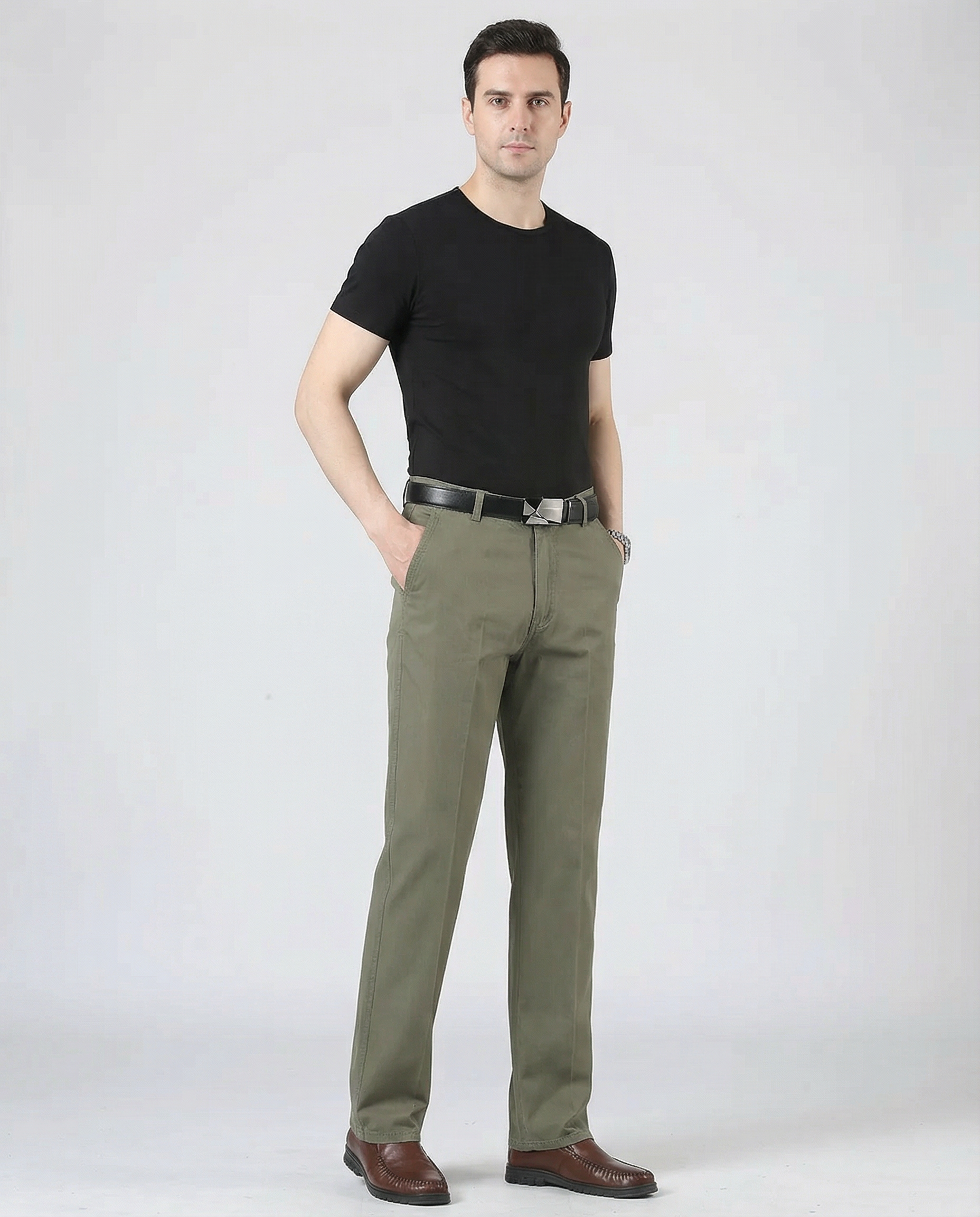 Men's Chinos – Classic Straight Fit for Versatile Autumn Style