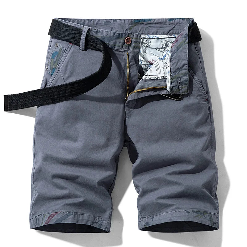 Men's Cotton Cargo Shorts – Relaxed Fit with Practical Pockets for Casual Summer Adventures — fit overview