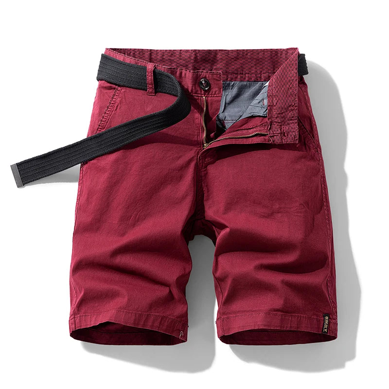 Men's Cotton Cargo Shorts – Relaxed Fit with Practical Pockets for Casual Summer Adventures — side view